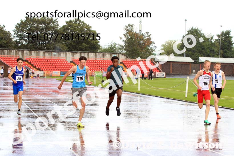 100 metres, 2023 Gateshead Tartan Games.  Photo: David T. Hewitson/Sports for All Pics